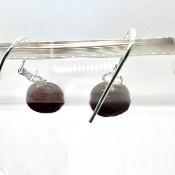 Coffee Bean Earrings - Coffee Earrings - Barista Earrings - Coffee Addict - Picture 5 of 8